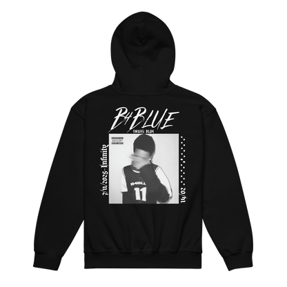 B4BLUE BLACK HOODIE - Crodien Cash