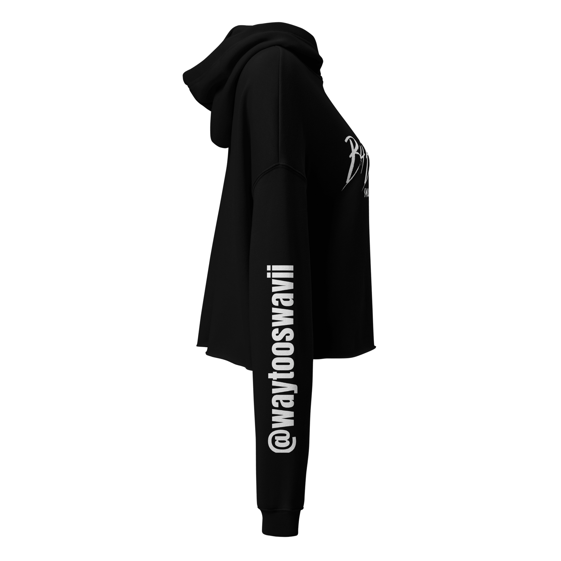 B4BLUE Crop Hoodie - Crodien Cash